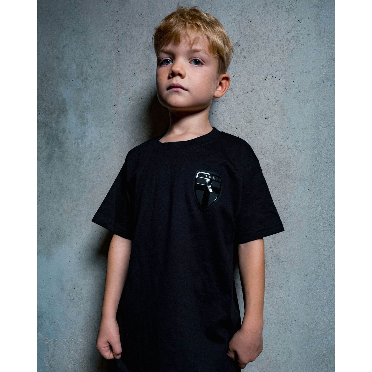 Suomi Black Edition t-paita, Musta, Lapset
