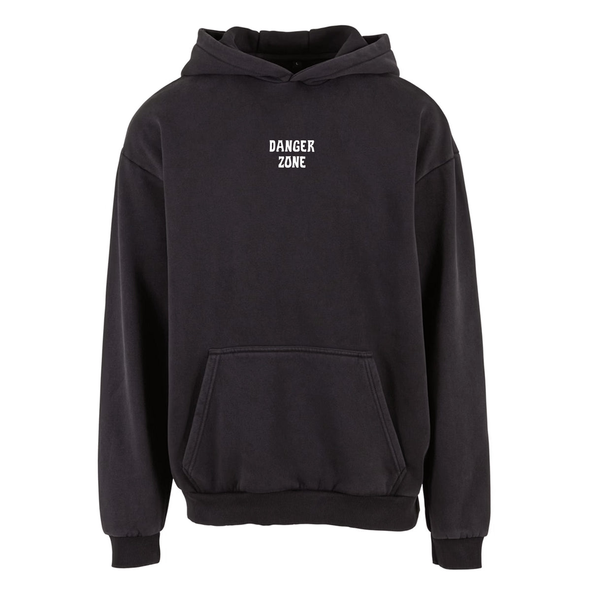 Danger Zone Vintage Loose Fit huppari, Musta