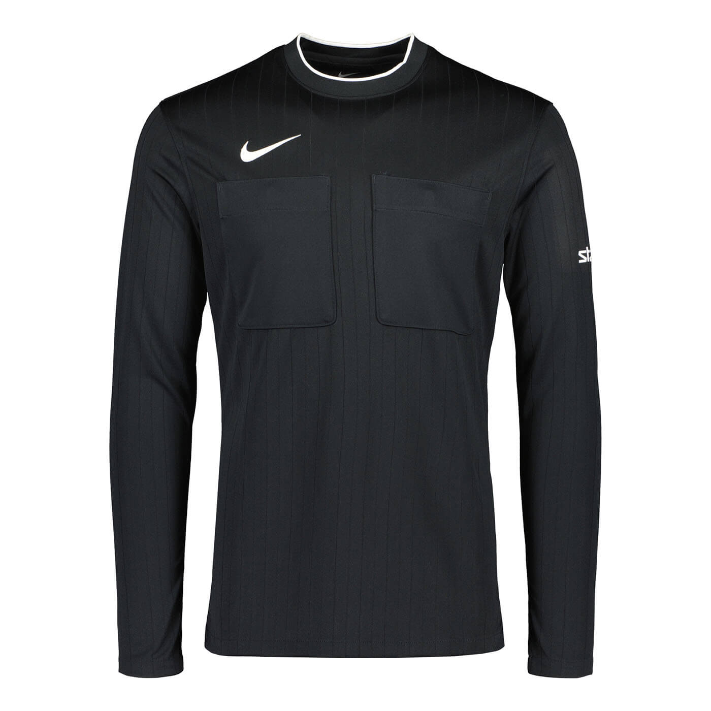Referee Long-sleeved Shirt + Referee badge, Black