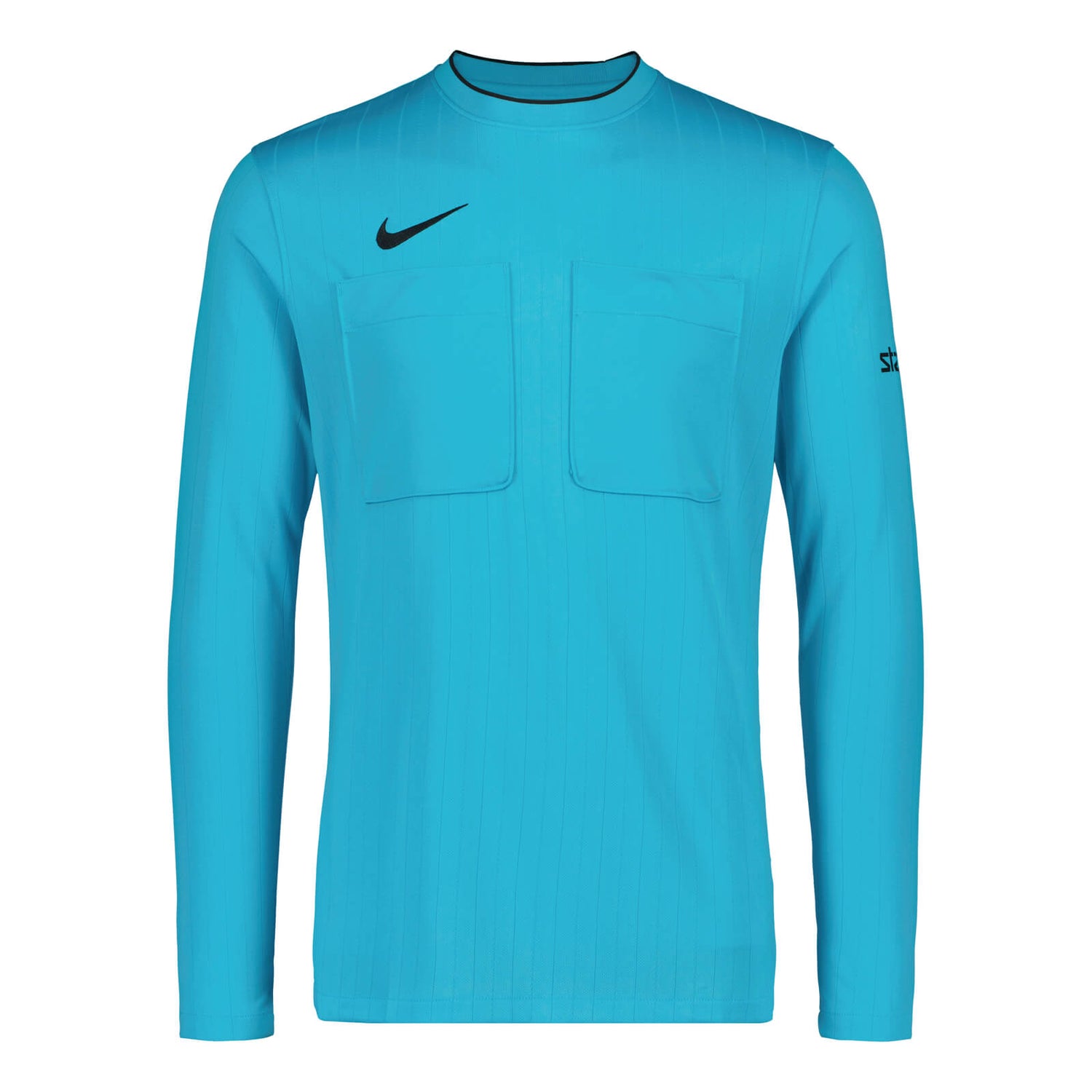 Referee's long-sleeved shirt + referee badge, Turquoise