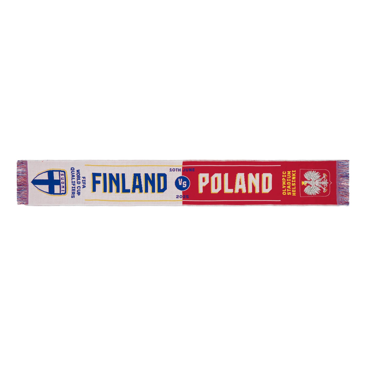 Suomi - Puola, ottelukaulahuivi