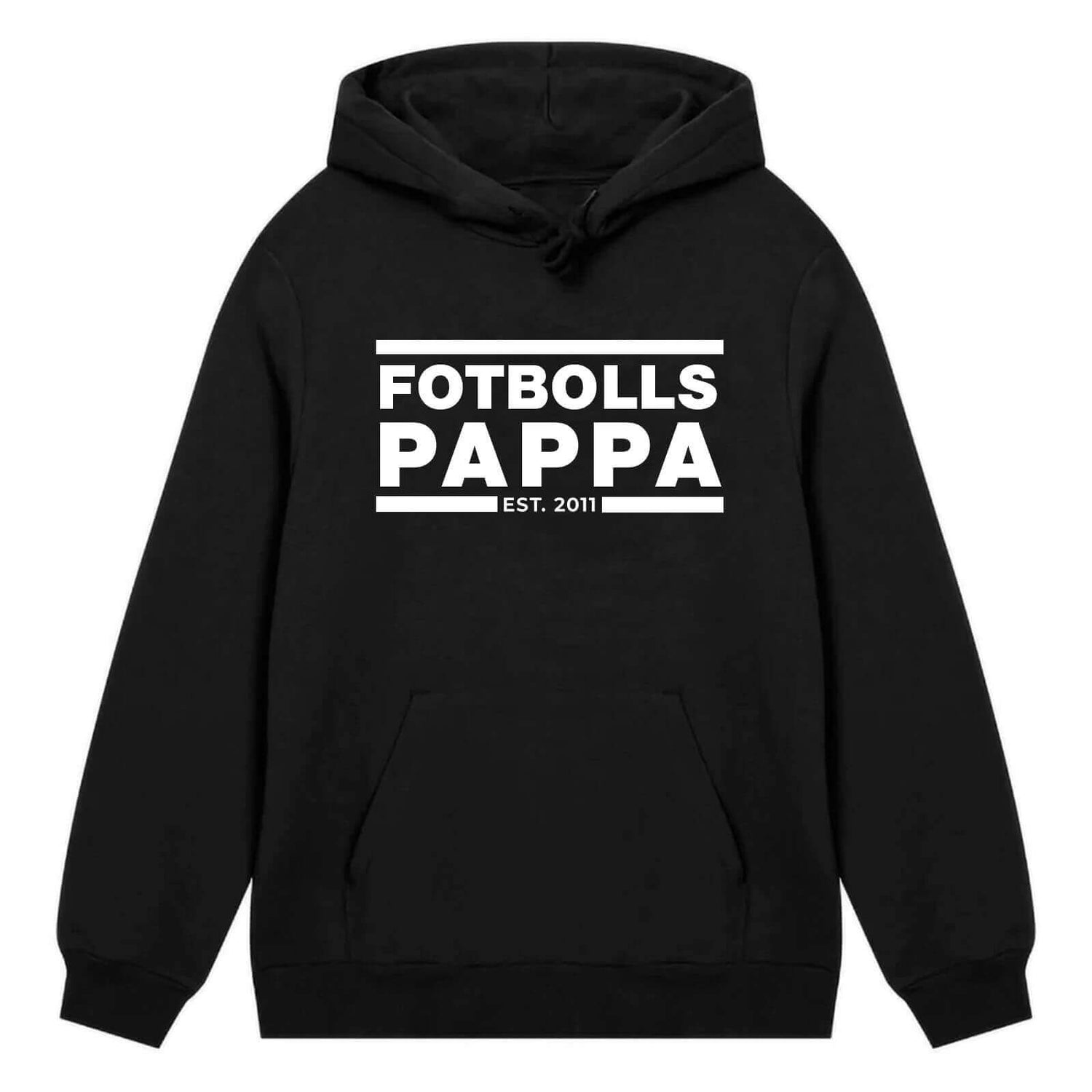 Fotbollspappa Est Hoodie, Black