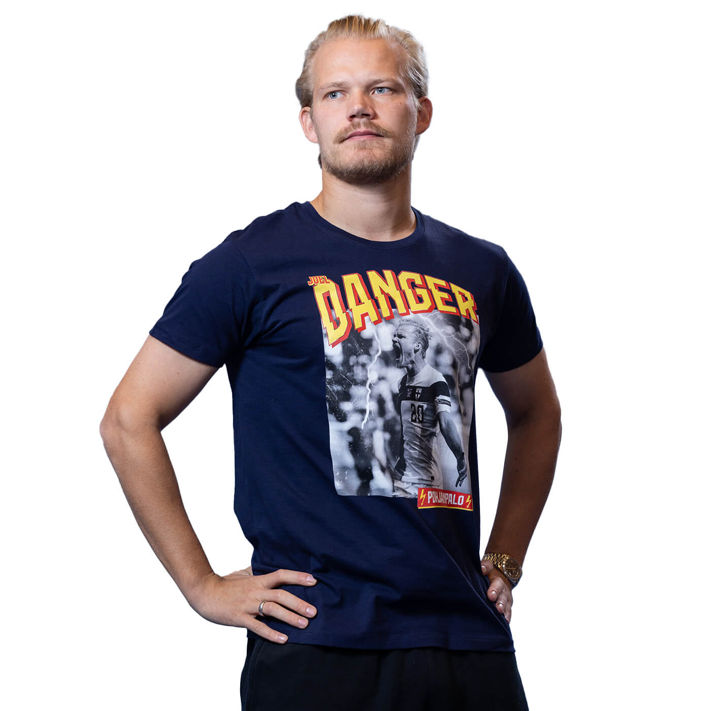 Danger Pohjanpalo T-shirt, Navy Blue