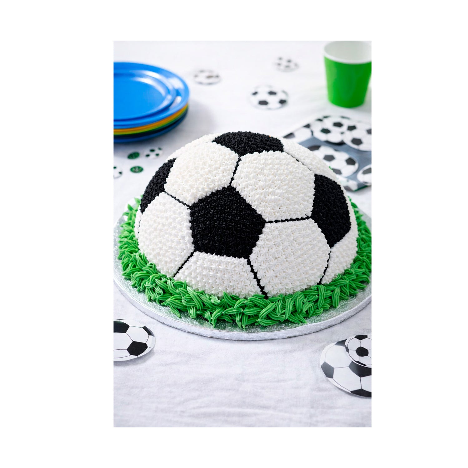 Football cake pan