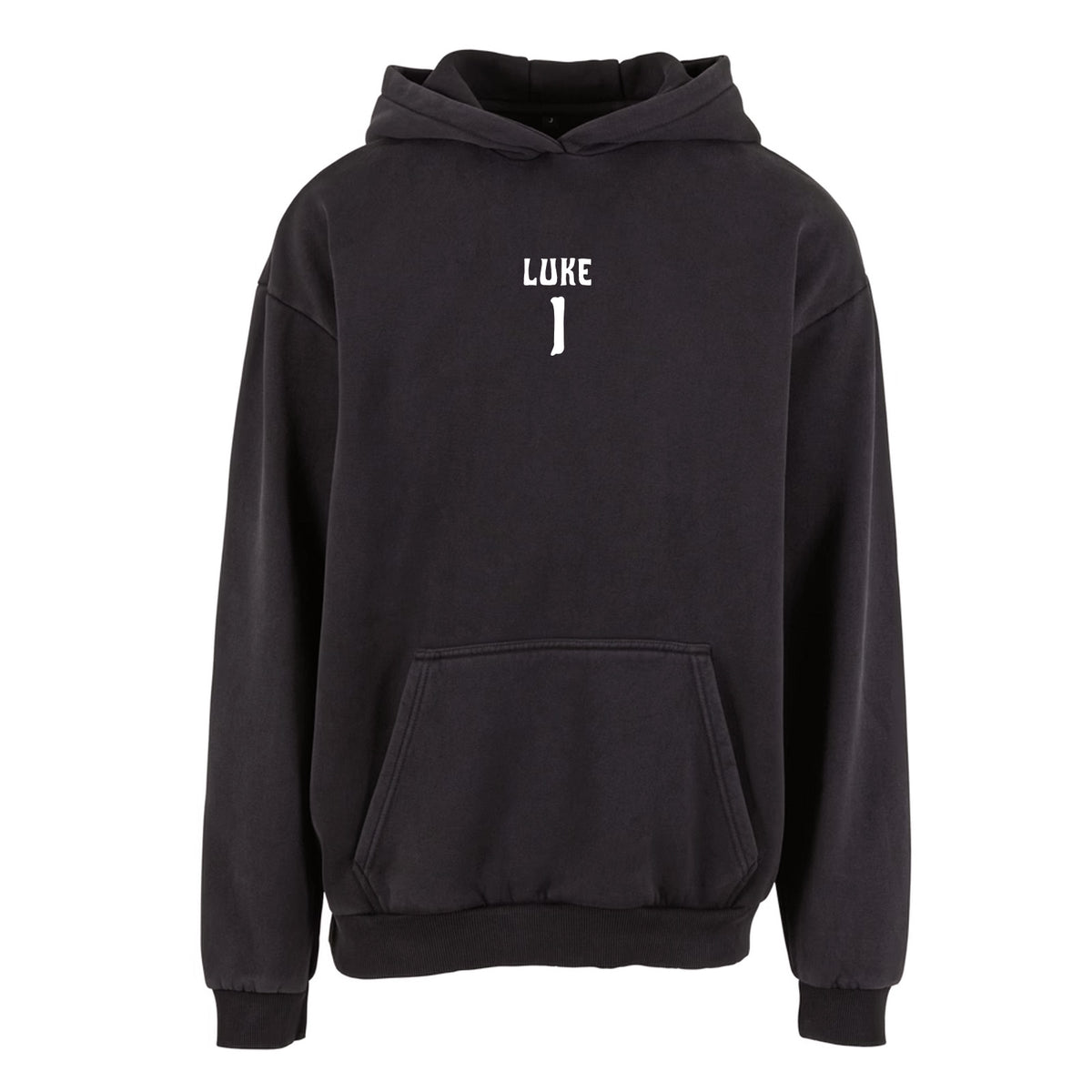 Luke 1 Vintage Loose Fit huppari, Musta