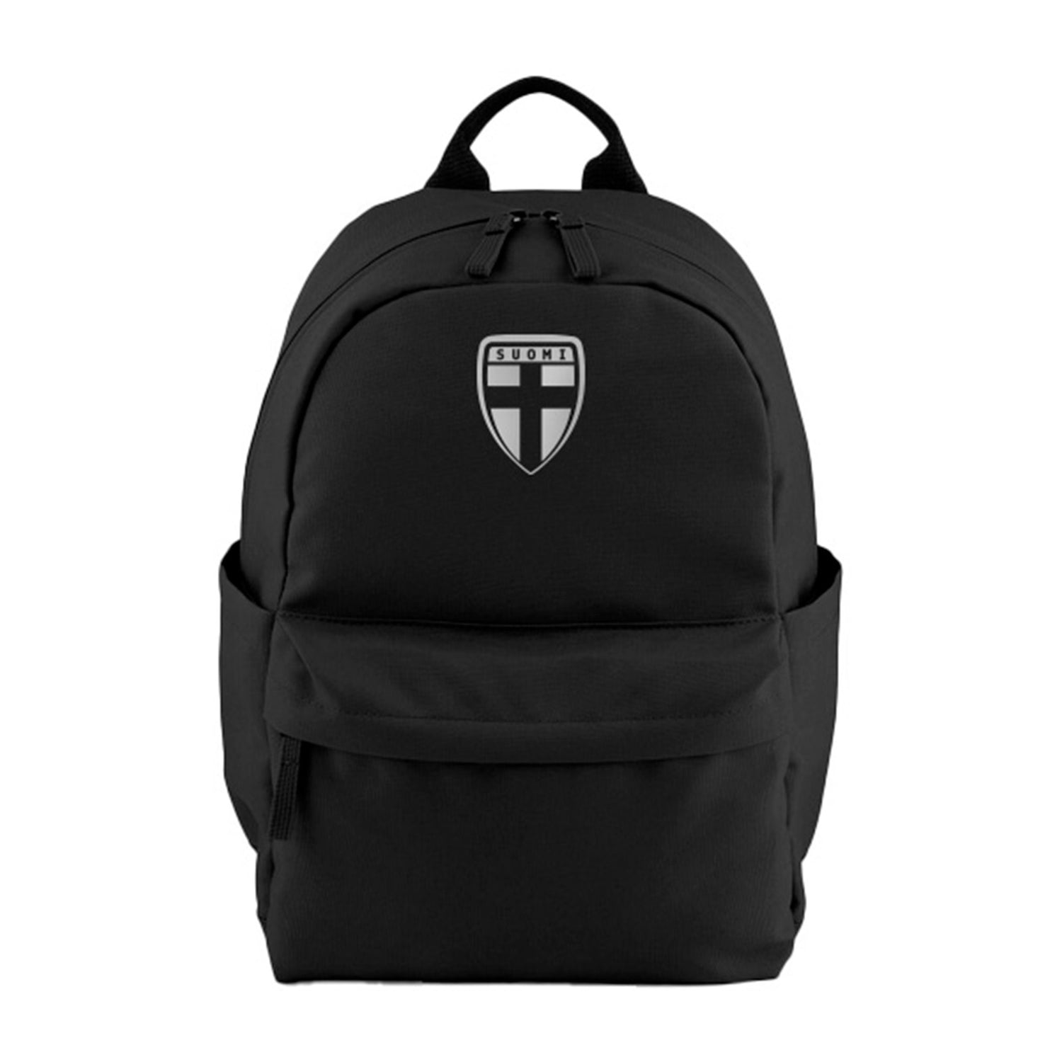 Finland mini backpack with reflective Finland Crest, Black