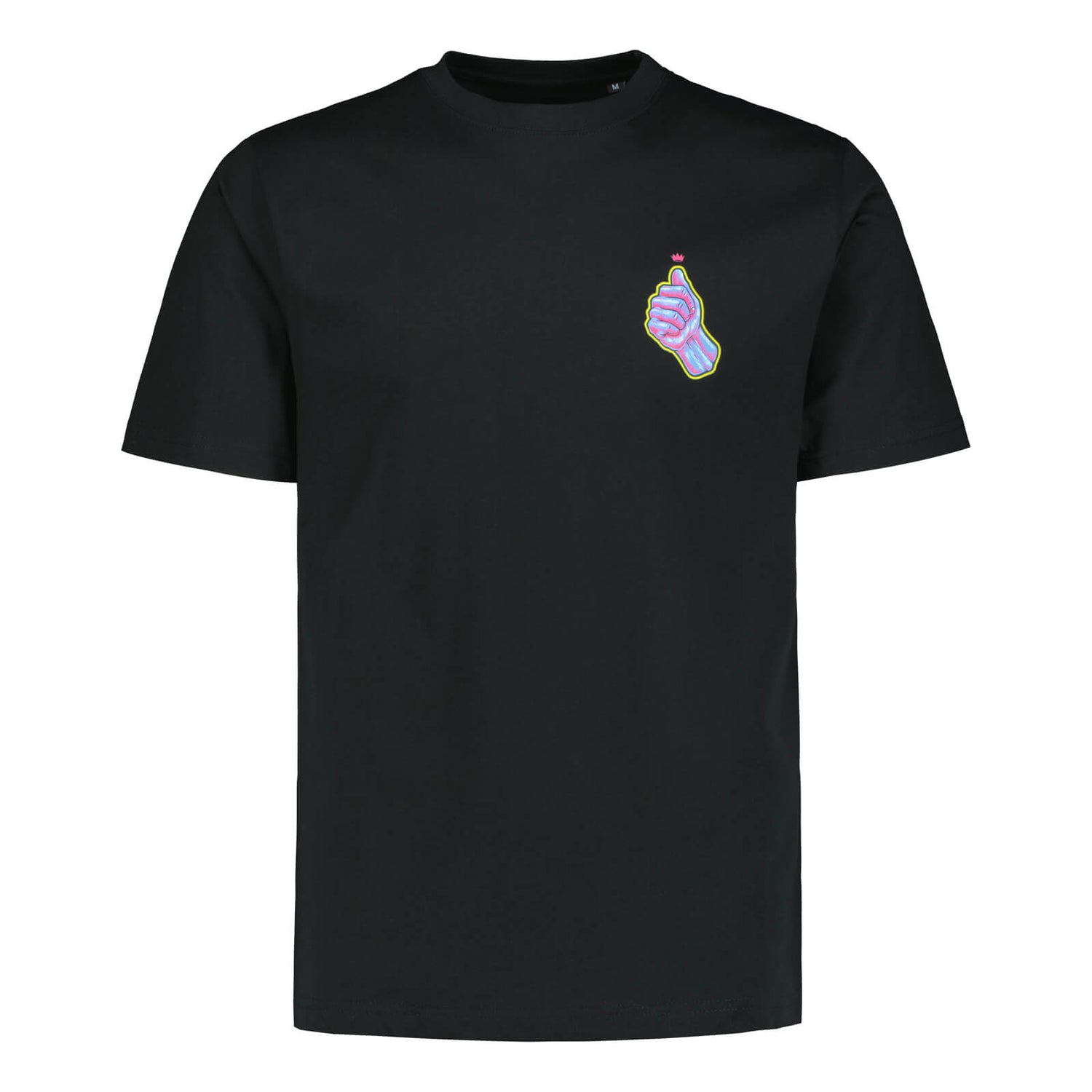 Littipeukku Graafinen Classic T-paita, Musta