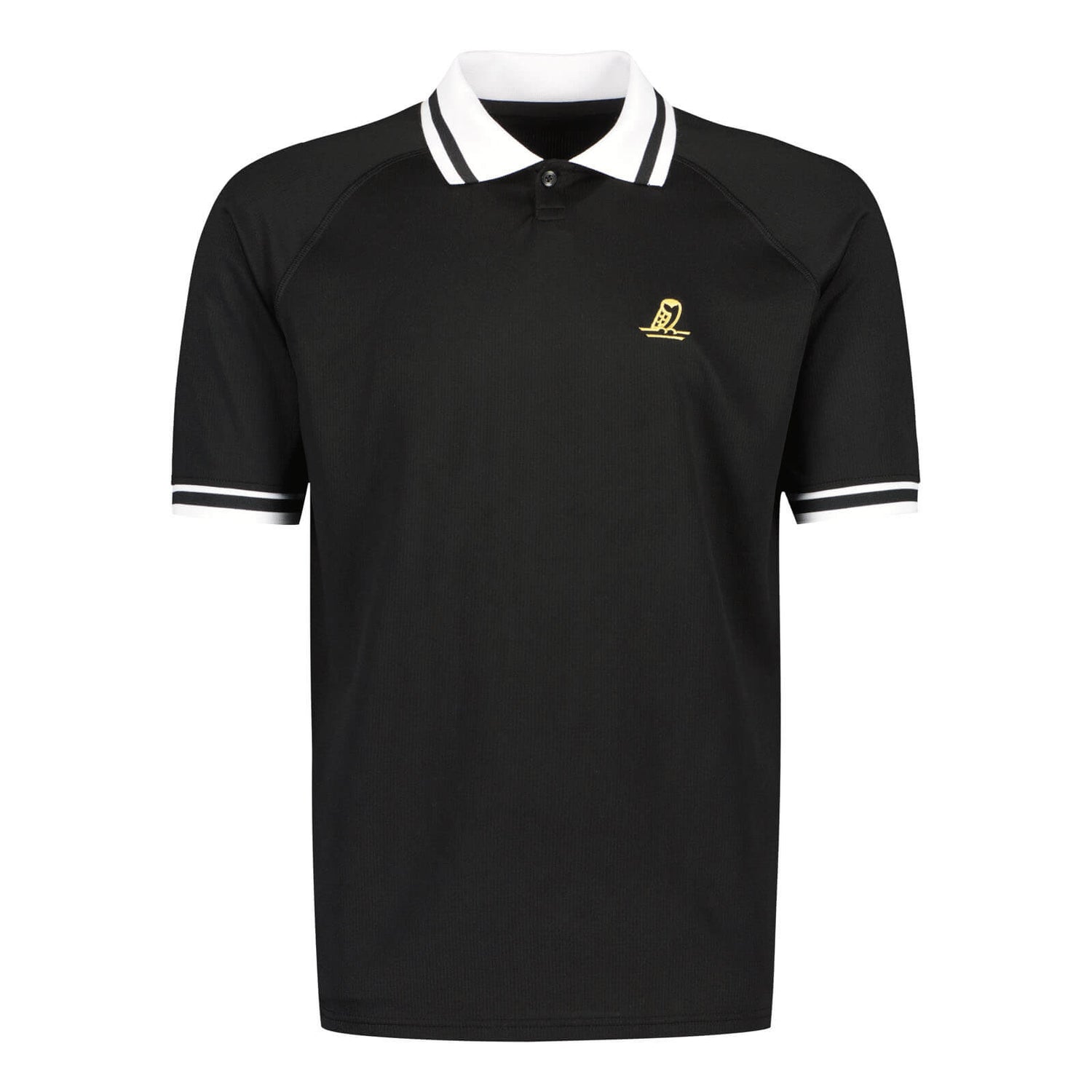 Helmi Jersey Polo, Musta