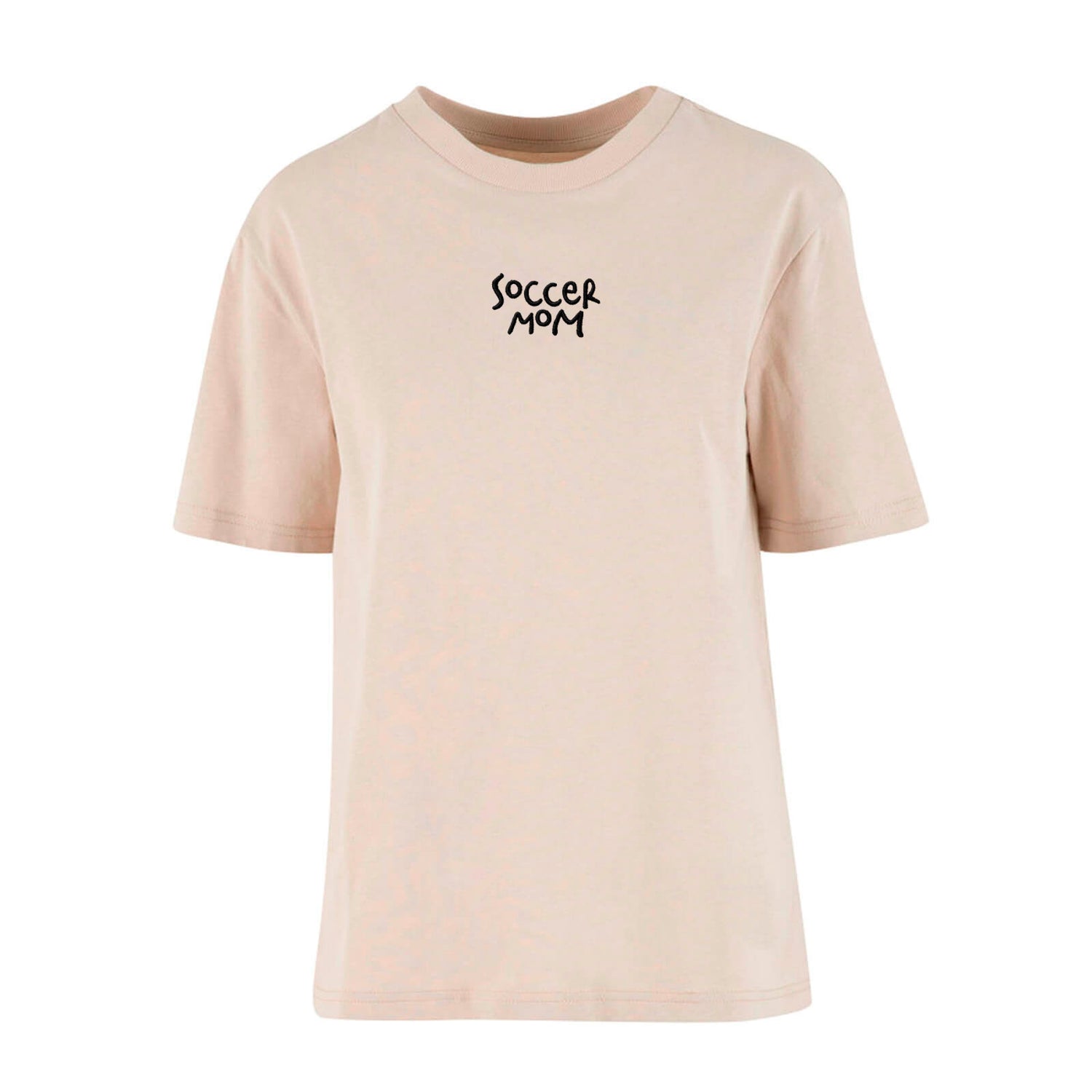 Soccer Mom Casual Oversize t-paita, Hiekka, Naiset