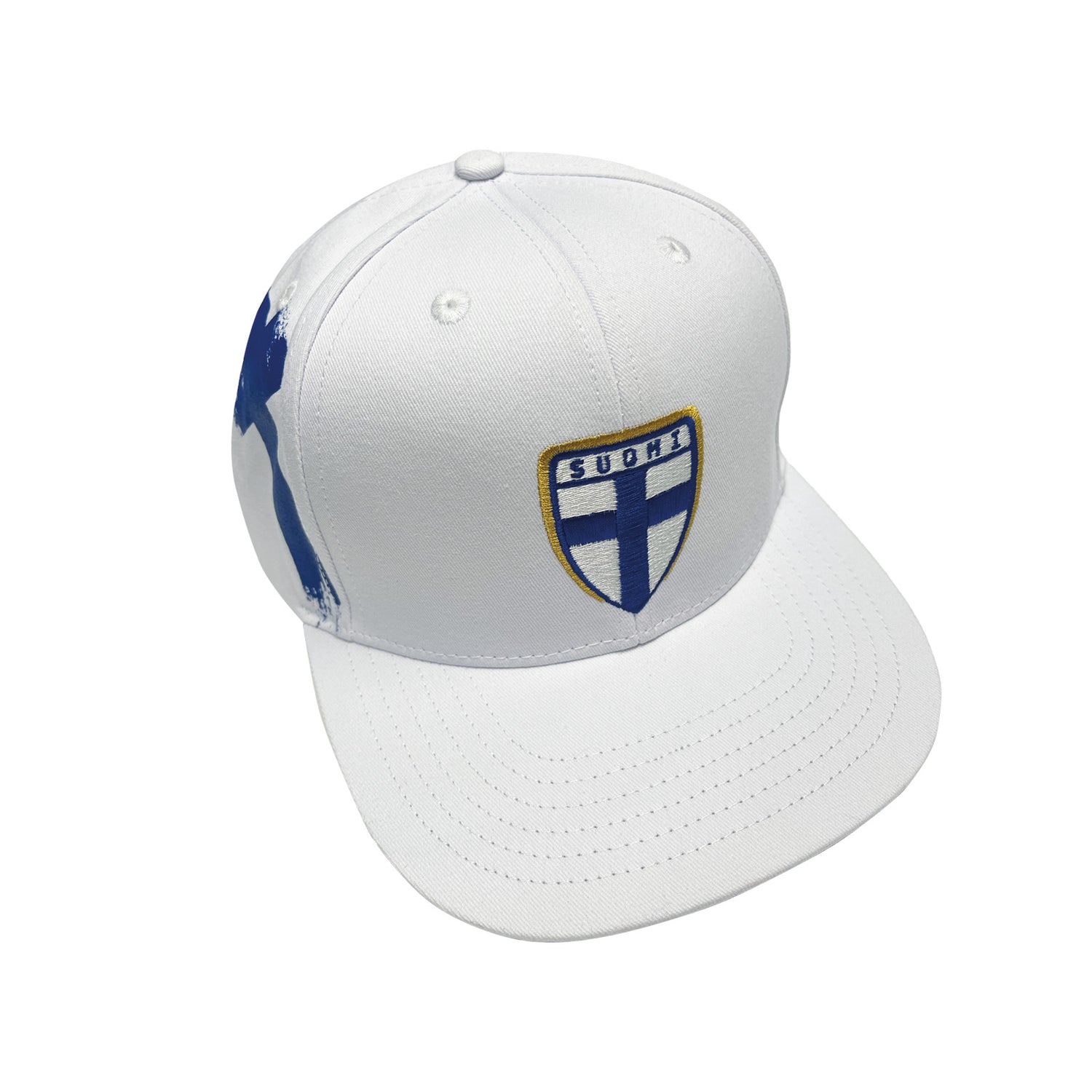 Suomi Lippu/Vaakuna Snapback Cap - White