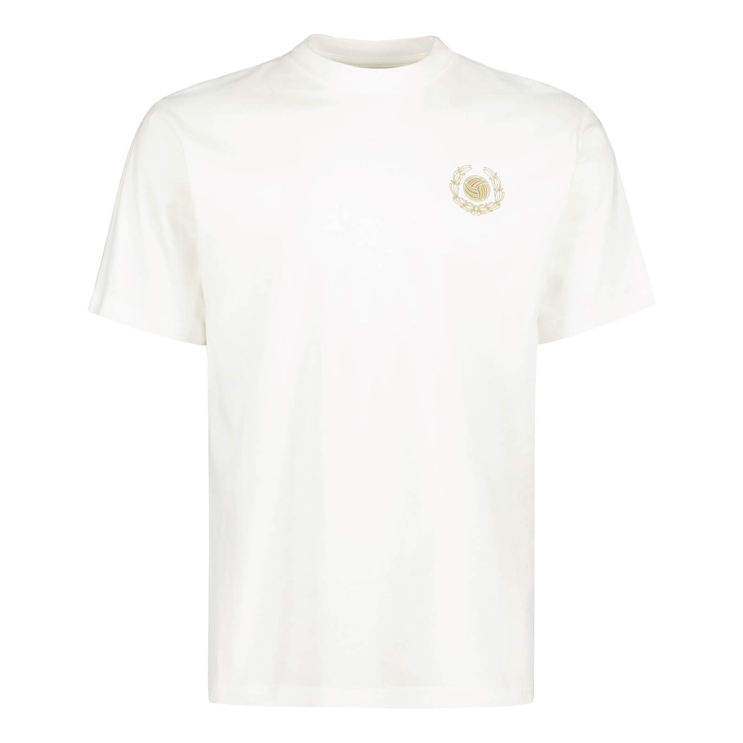 Leather Ball and Wreath T-shirt, Cream