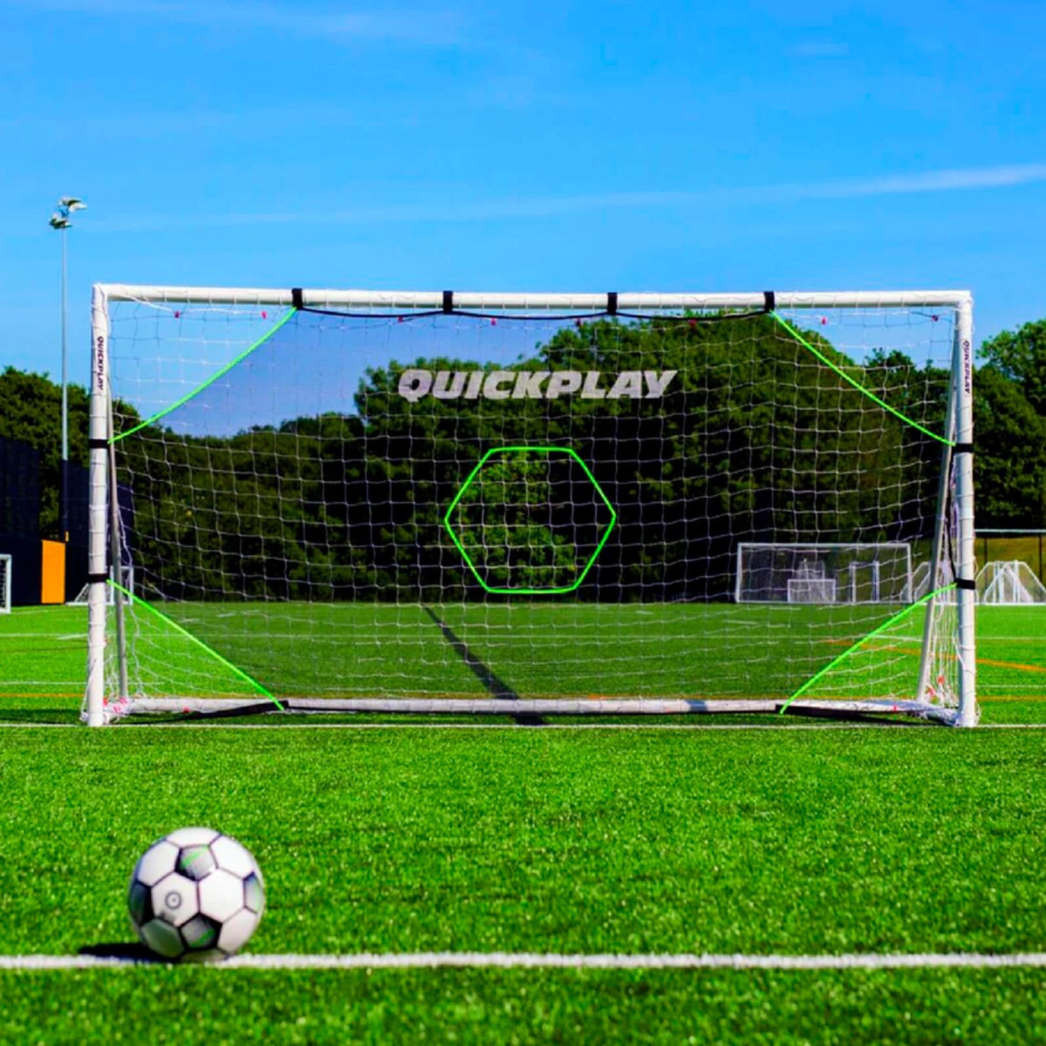Quickplay Target Net Lite laukaisuharjoitusverkko 4,88 x 2,13 m jalkapallomaaliin