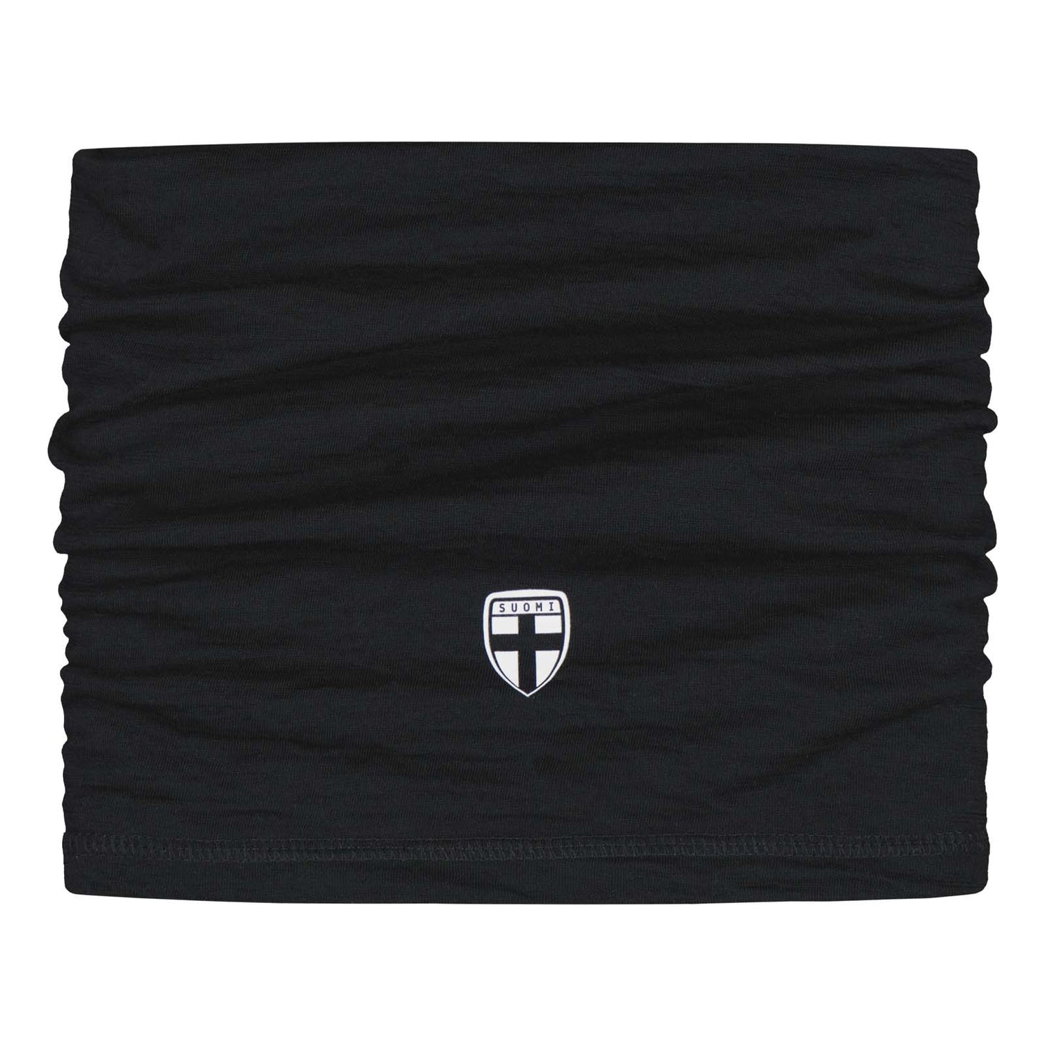 Finland merino wool neck warmer, Black