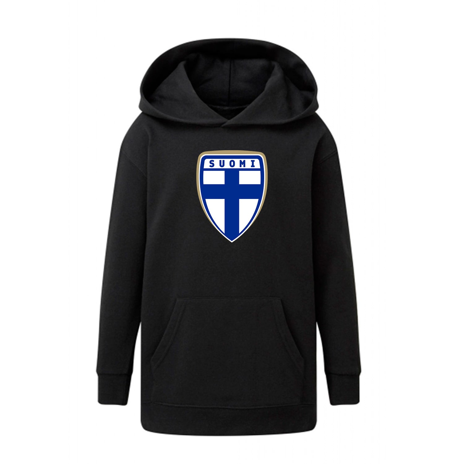 Vaakuna hoodie, Black, Children