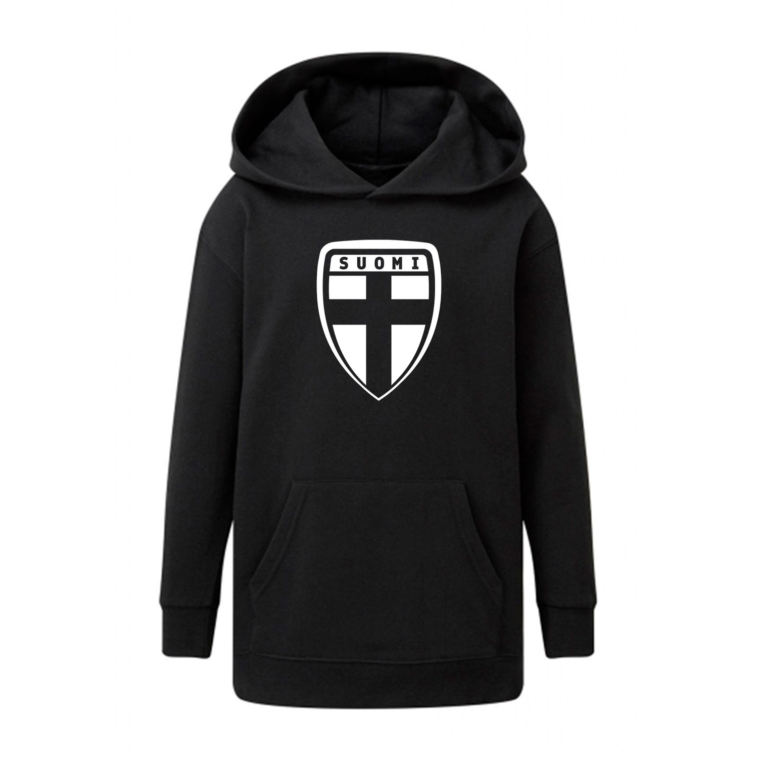 Vaakuna hoodie, Black, Children