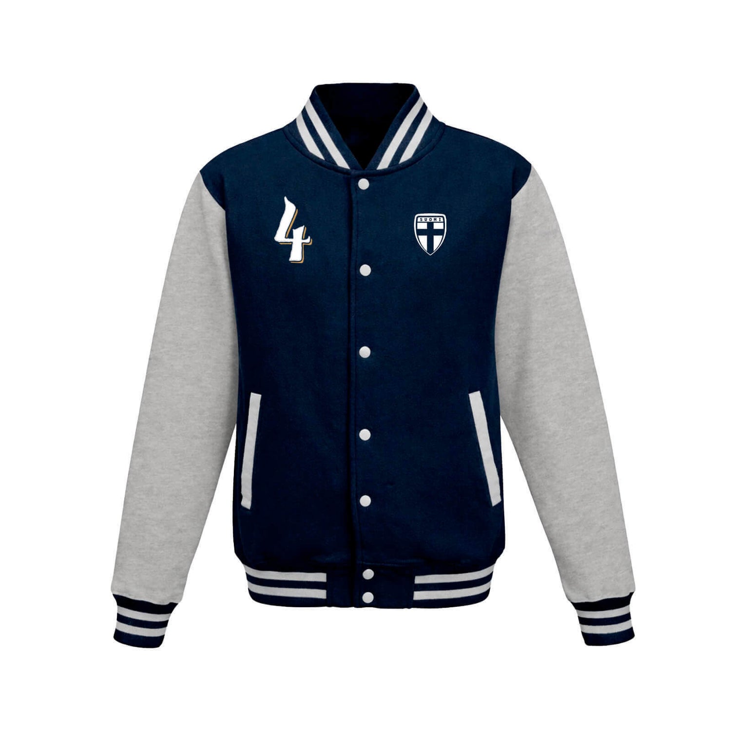 Suomi Baseball College Takki, Tummansininen/Harmaa, Lapset