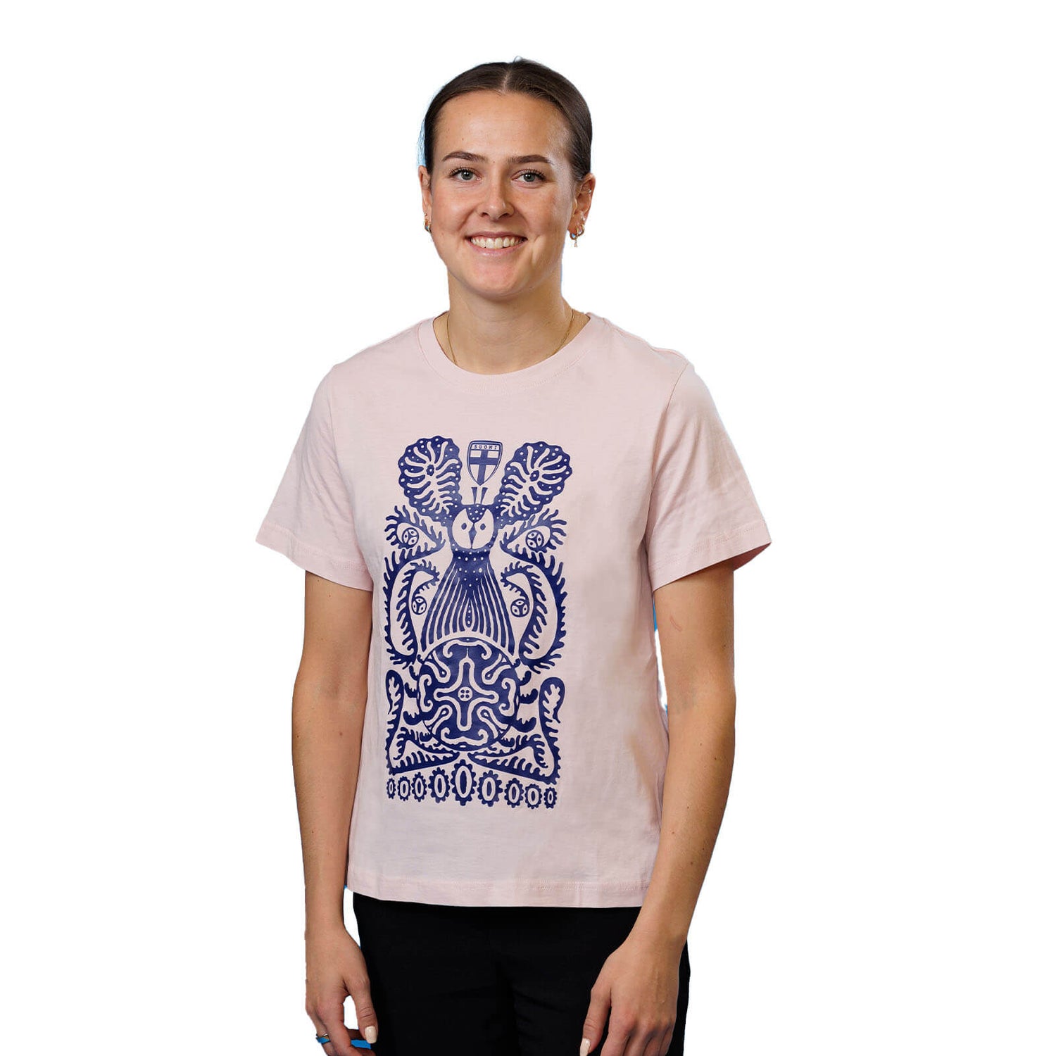 Vieraspöllö by Klaus Haapaniemi t-paita, Naiset, Vaaleanpunainen