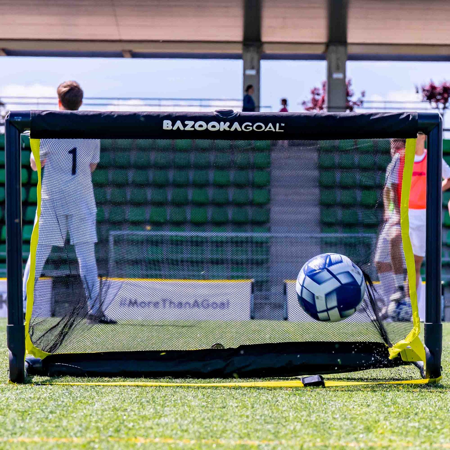 Bazooka Goal! Soccer goal, PVC, 120 x 75cm