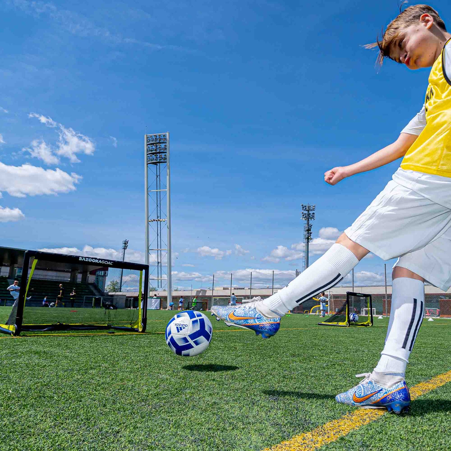 Bazooka Goal! Soccer goal, PVC, 120 x 75cm