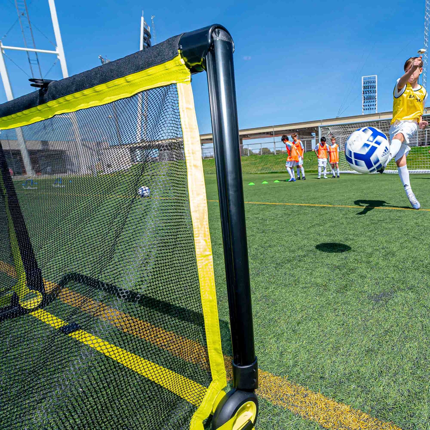 Bazooka Goal! Soccer goal, PVC, 120 x 75cm