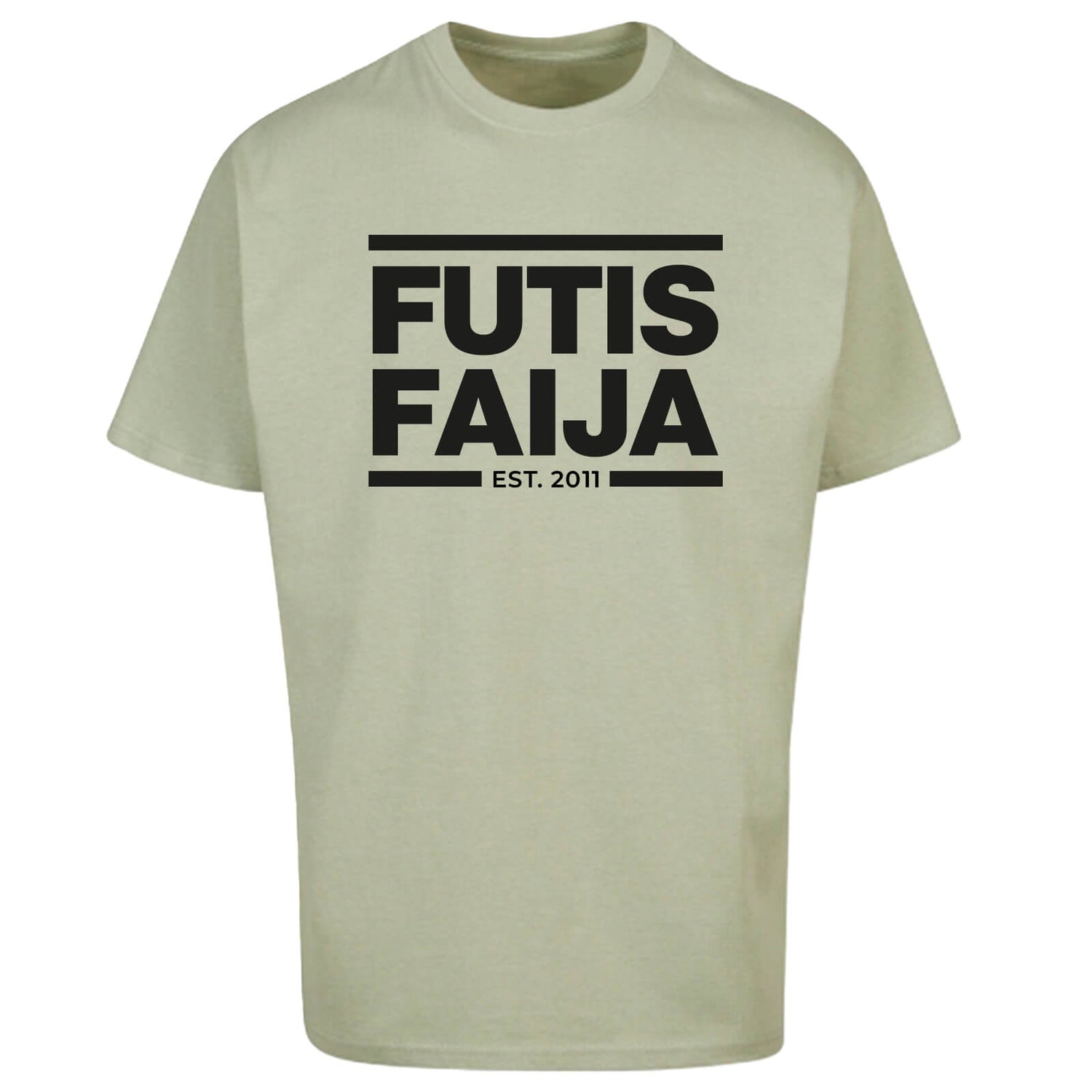 Futisfaija Est Oversize t-paita, Vaaleanvihreä