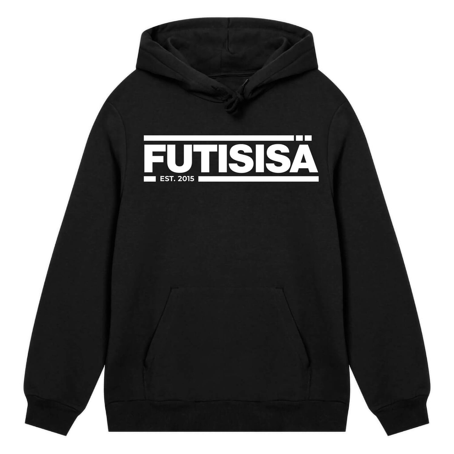 Futisfaija Football Boxy Hoodie, Black