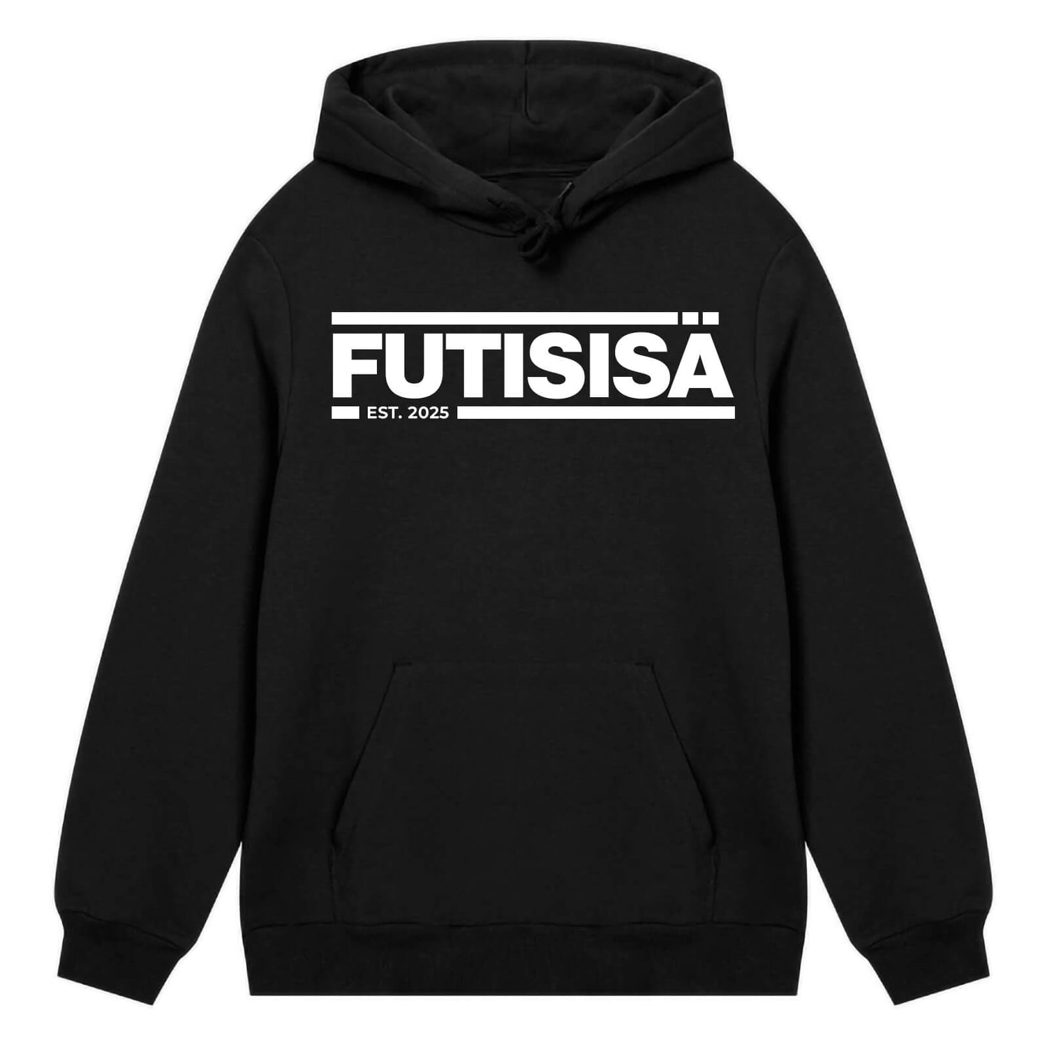Futisfaija Football Boxy Hoodie, Black