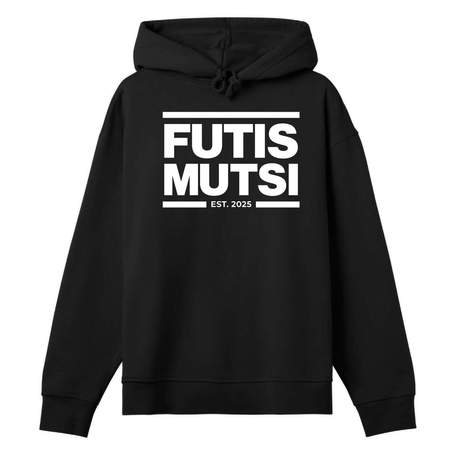 Futisfaija Football Boxy Hoodie, Black