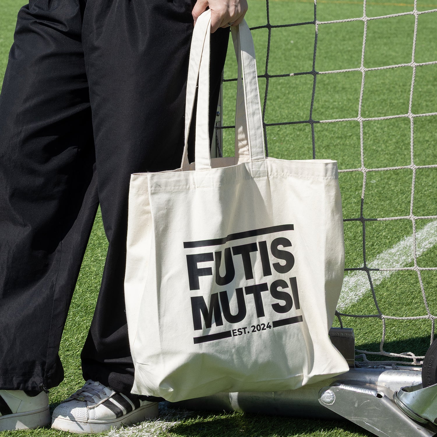Futismutsi Est Shopper Bag, canvas bag, White