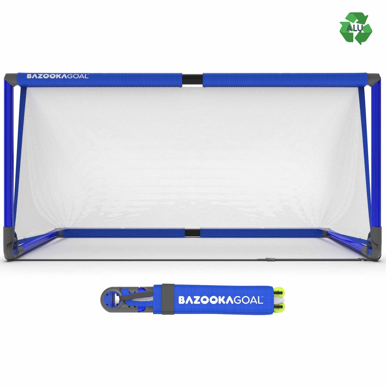 Bazooka Goal Aluminum XXL 180 x 90cm, Red