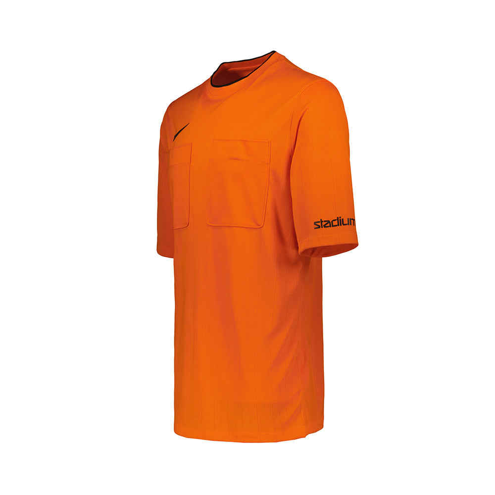 Referee's Short Sleeved Shirt, Orange + Referee Badge