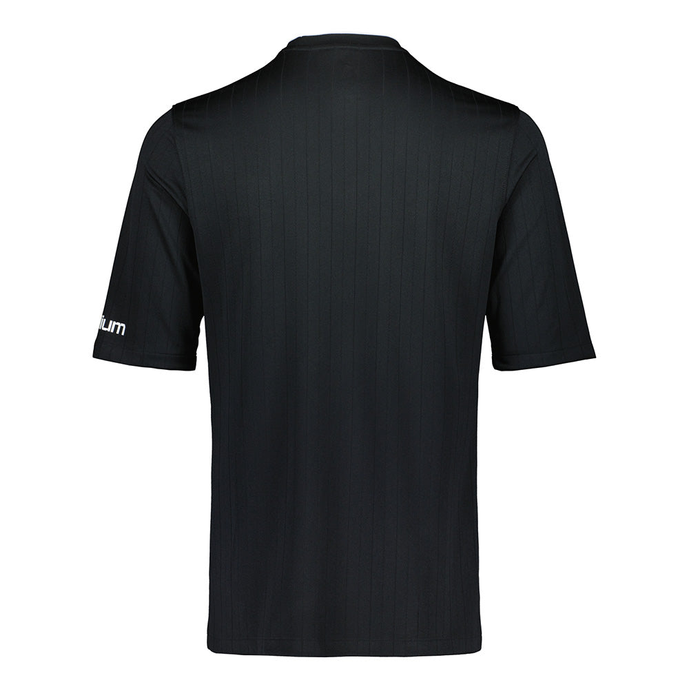 Referee's Short Sleeved Shirt, Black + Referee Badge