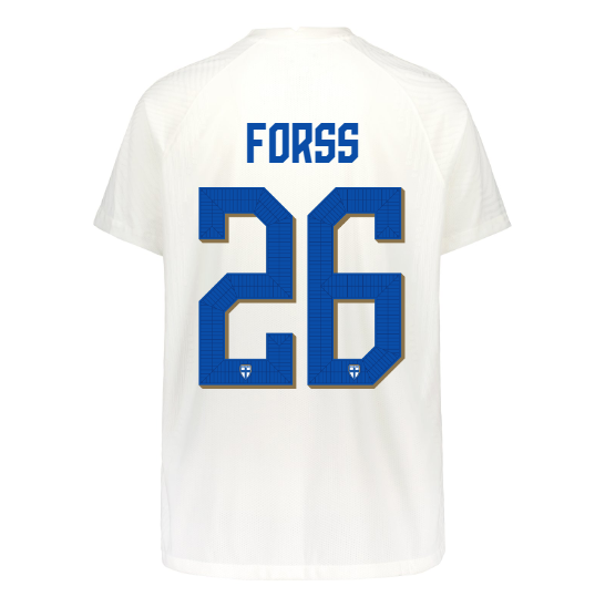Finland Official Home Jersey 2022/23, Forss Print